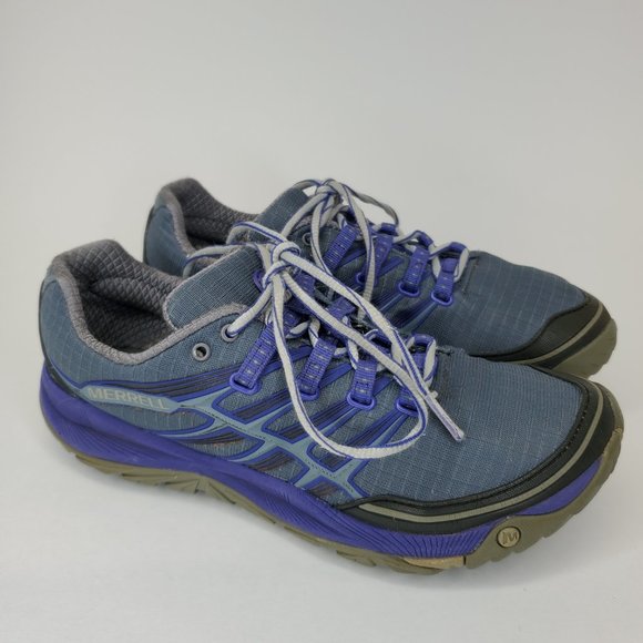 Merrell Shoes Womens Size 7 Trail Running Dark Slate Blue Gray Hiking Lace Up. G - Picture 7 of 16